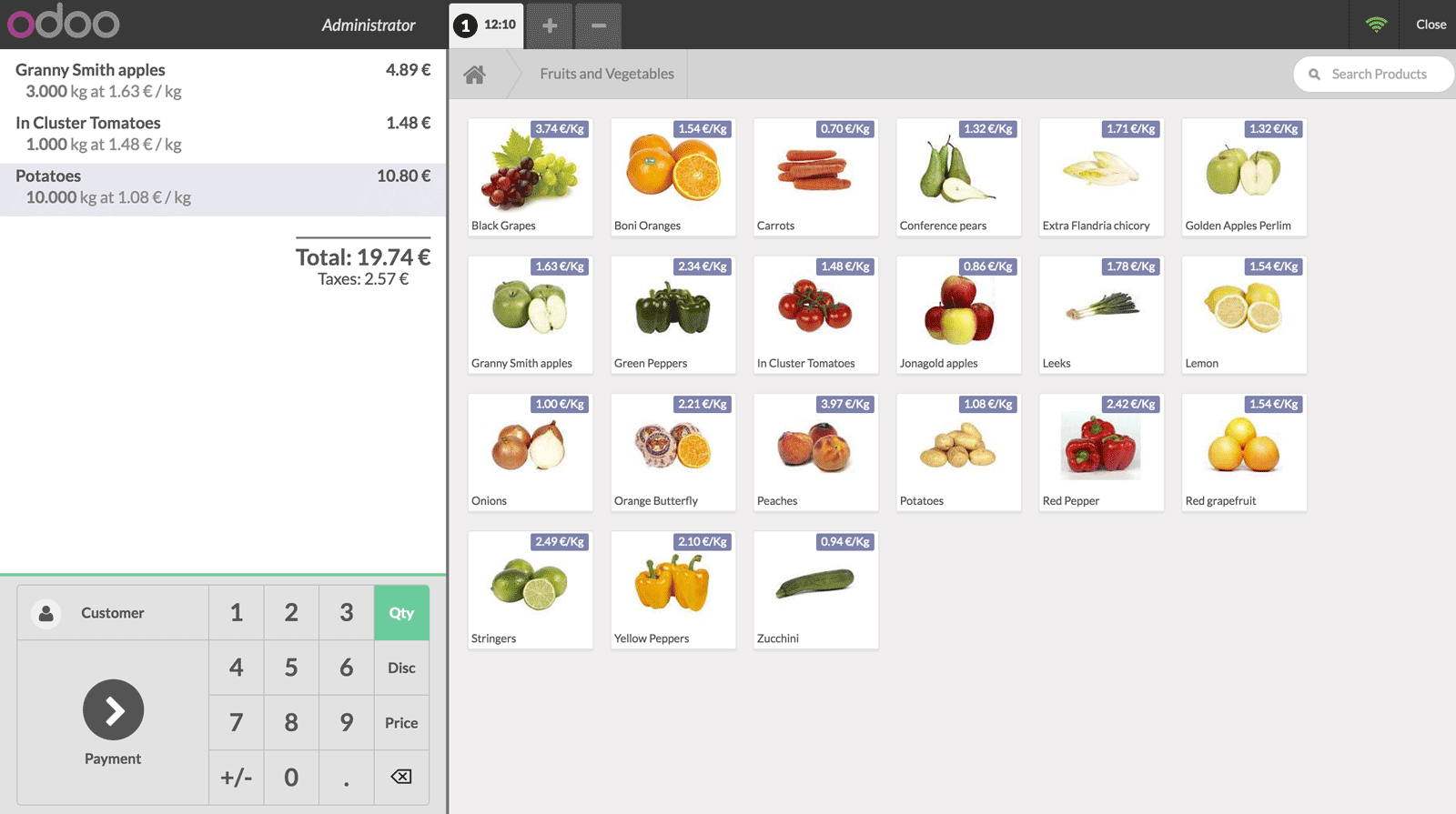 Point de vente - Module Odoo